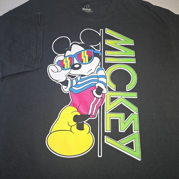 Disney Other - Vintage Style Mickey Mouse T-Shirt Large Disney World Resort Retro Sunglasses